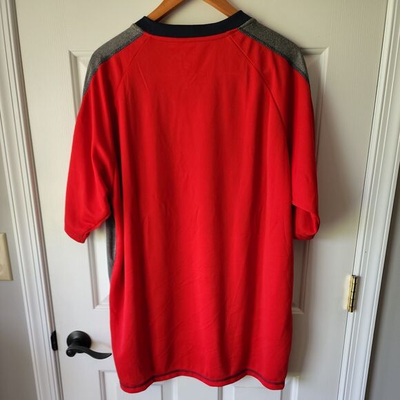 Stitches MLB Washington Nationals Embroidered Men's Short Sleeve Shirt XL - Picture 6 of 6